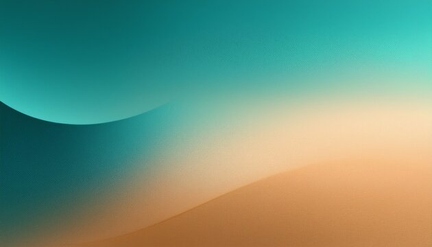 Gradient Background With Soft Teal And Tan Grain Texture