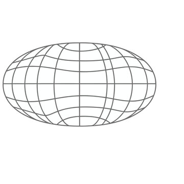 Wireframe Globe Grid