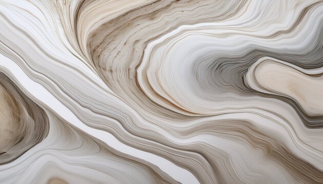 Abstract Natural Stone Texture With Flowing Marble Patterns In Gray Beige And White Tones Elegant Mineral Surface Background Featuring Organic Lines Layered Details And Artistic Fluid Textures