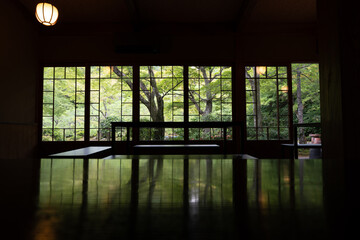 Fototapeta premium japan kyoto Arashiyama summer green 