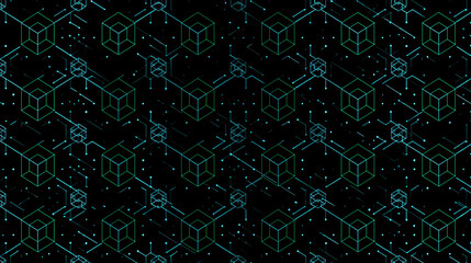 Fototapeta premium transparent abstract symmetrical 2D isometric effect background
