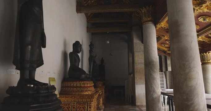 The Marble Temple Wat Benchamabophit sightseeing travel in Bankgok Thailand.