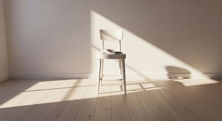 Naklejka premium Golden Hour's Empty Seat