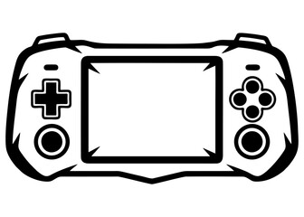 Portable Game Console Handheld Device Icon © Kuldi