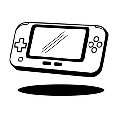 Portable Game Console Handheld Device Icon © Kuldi