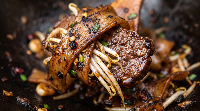 Stir-Fried Beef Chow Fun with Wok Hei