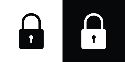 Lock icon simple graphics set © Vince