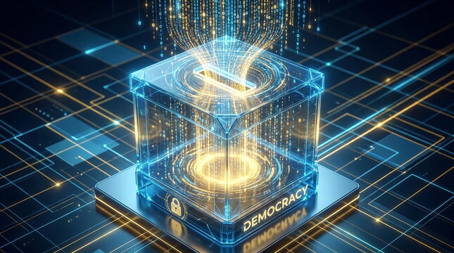 Digital ballot box for secure electronic voting.