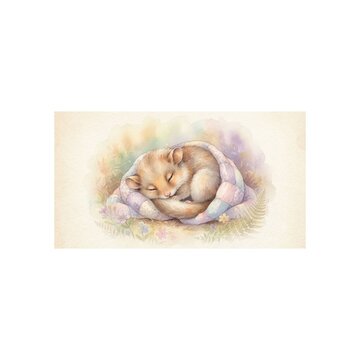 Cute Dormouse Illustration