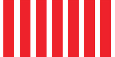 Fototapeta premium Red and White Vertical Stripes Pattern Background, Classic Circus Tent Stripe Vector Texture for Carnival, Festive, and Patriotic Design