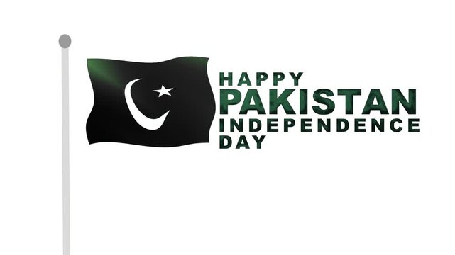 Pakistan flag design for national celebrations, holidays, and independence day, suitable for promotional materials, social media graphics, and event flyers.