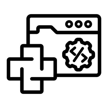 python Line Icon
