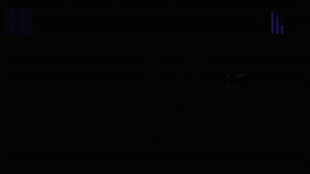 A seamless loop background animation featuring abstract elements.