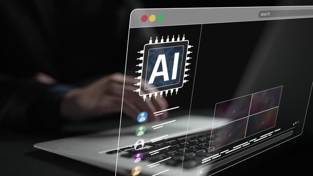 AI platform generating art images with dynamic interface. AI-generated content appears in image gallery artificial intelligence view. Genrative AI loading multiple image from AI design engine. Muxer