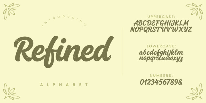 Refined brush script casual modern handwritten signature font for lifestyle and branding projects