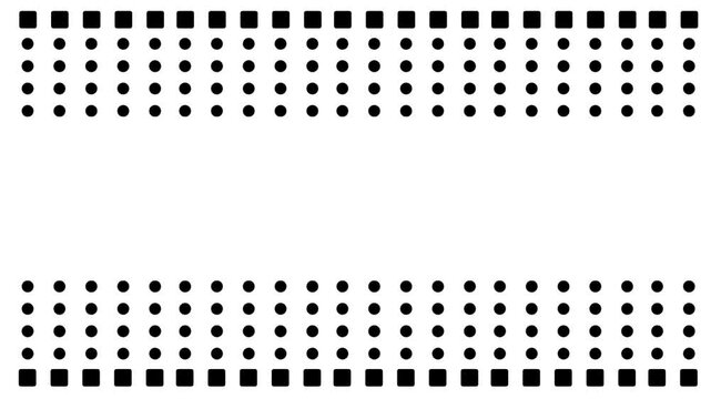 Pattern of small dots arranged in rows symbolizing binary data digital information big data processing and technology infrastructure background now