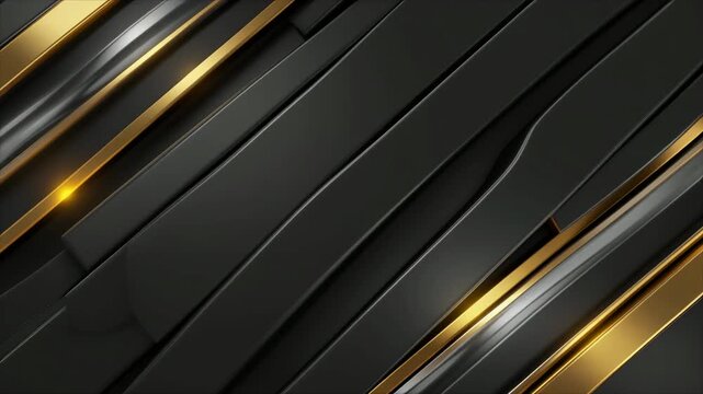 漆黒の艶面に浮かぶ金銀の幾何学模様