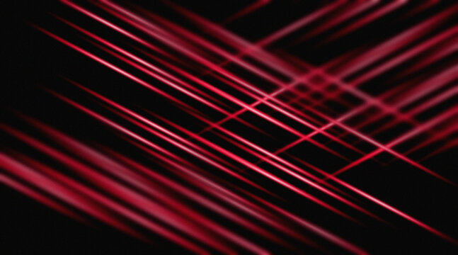 Abstract Red Diagonal Light Streaks Background with Motion Blur Effect