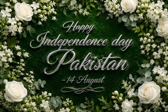 celebrating independence day of pakistan 