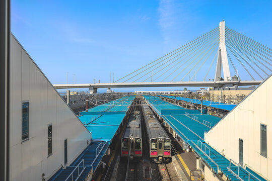 April 26 2026 Aomori Station Platforms And Bay Bridge