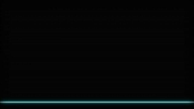 Abstract CRT bottom synchronization flicker effect