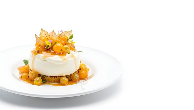 Golden berry cape gooseberry gourmet dessert premium commercial food photography