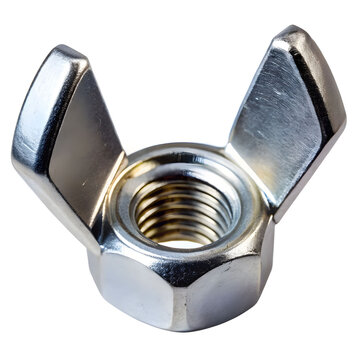 metal wing nut with threaded rod