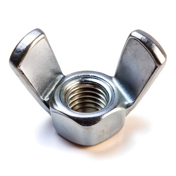 metal wing nut with threaded rod