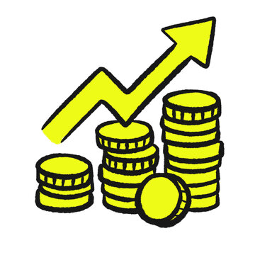 Financial Growth and Investment Profit Concept Illustration