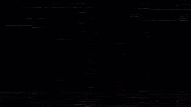 VHS rewind loop animation old style overlay on black background. 4k video vintage VHS rewind screen 