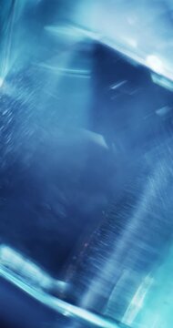 Bokeh of light rays and bursts illuminating the brilliance of a shining gemstone. Dreamy abstract background of soft ethereal lights creating a visual of a dreamy atmosphere and an aura of luxury.