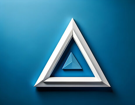 3d penrose triangle geometric illustration