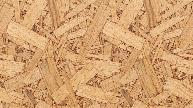 Close up of oriented strand board texture with natural wood grain and rough surface Silhouette
