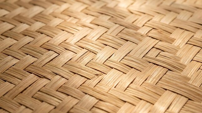 Natural woven material texture detailed close up pattern