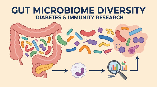Microbiome Gut Bacteria Diversity Diabetes Immunity Research