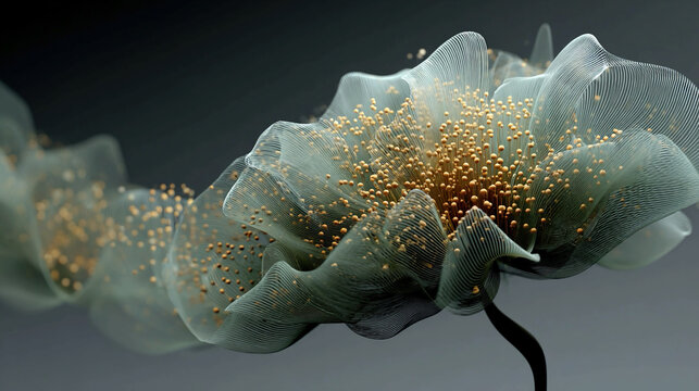 Evolution (conceptual) - Continuous abstract growth conceptual adaptation visual transformation dynamic patterns emergent forms minimalistic complexity progressive composition