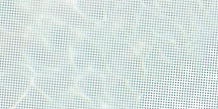 Blue and white water ripples light surface overlay background. 3d clear ocean surface pattern with reflection effect backdrop. Marble desaturated texture. eps10