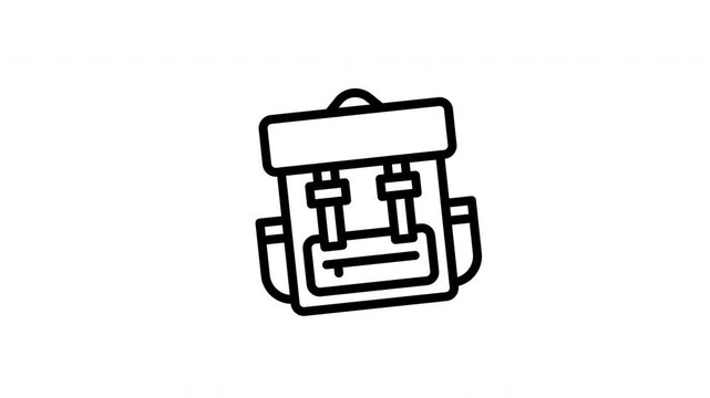 backpack animated icon