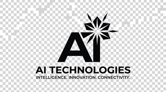 Modern AI Technologies Corporate Logo Representing Artificial Intelligence Innovation and Connectivity