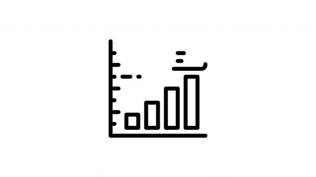 bar chart animated icon