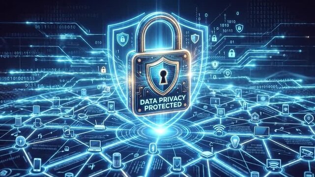 Digital shield protects data privacy in connected home network system