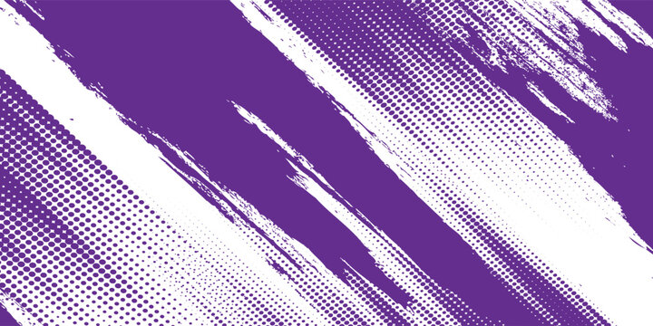 halftone on white background. Vector dots glitter or halftone glitter pattern texture Pop Art Style Background modern grunge purple arts dots sport.
