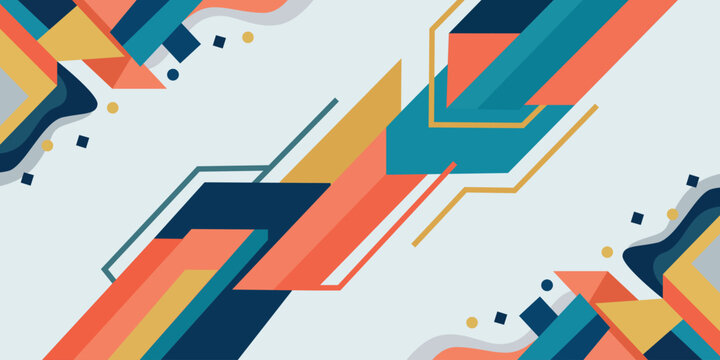 geometric gradient abstract background