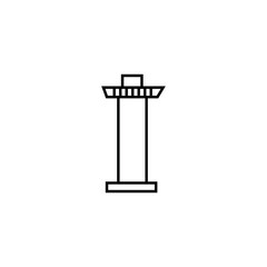 Fototapeta premium airport tower icon