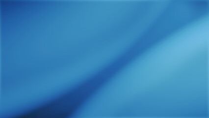 Fototapeta premium Smooth abstract blue gradient 3d background with soft blurred light waves and smooth diagonal motion. Ideal for modern digital presentation, tech header, minimalist wallpaper, and web design