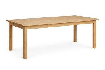 Fototapeta premium Elegant wooden dining table design.