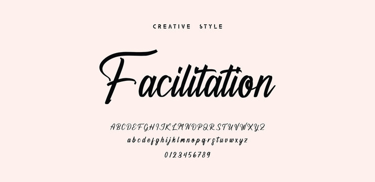 Hand drawn vector alphabet. Modern monoline signature script font. Elegant Signature Font. Best Alphabet Beautiful Calligraphy Signature Font