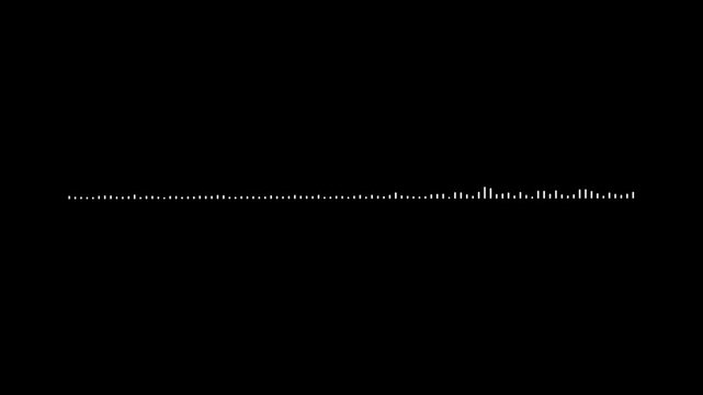 Dark mode sonic activity indicator bar template