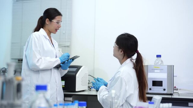 researcher holding petri dish with culture samples in a sterile clean room, biotechnology, microbiology, medical research, and laboratory innovation.
