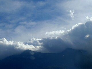 Fototapeta premium clouds in the mountains